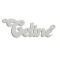 9ct White Gold Personalised Nameplate