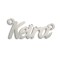 9ct White Gold Personalised Nameplate