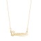 9ct Yellow Gold Personalised Nameplate