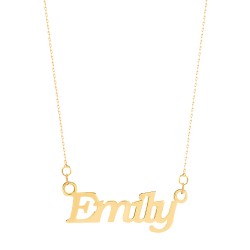 9ct Yellow Gold Personalised Nameplate