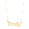 9ct Yellow Gold Personalised Nameplate