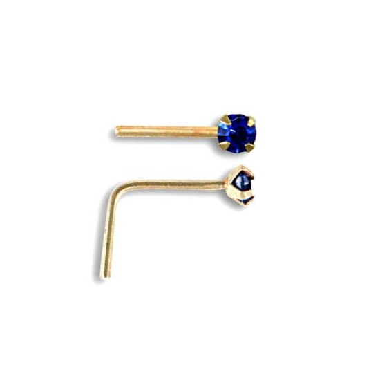 9ct Yellow Gold Nose Stud