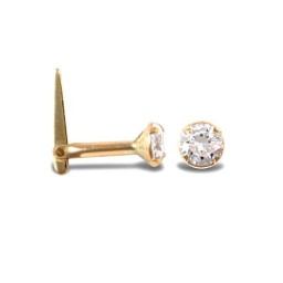 9ct Yellow Gold Nose Stud