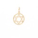 9ct Yellow Gold Star Of David Pendant