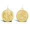 9ct Yellow Gold St Christopher Pendant
