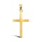 18ct Yellow Gold Plain Solid Cross
