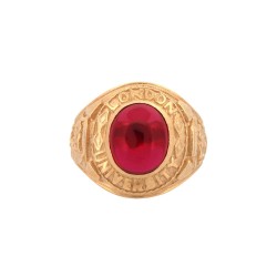 9ct Yellow Gold College Ring