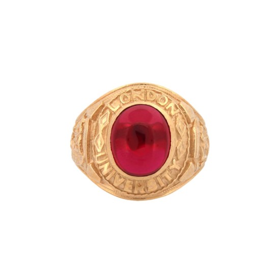 9ct Yellow Gold College Ring