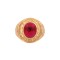 9ct Yellow Gold College Ring