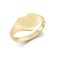9ct Yellow Gold Signet Ring Heart