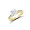 9ct Yellow CZ Ladies Dress Ring