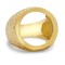 9ct Yellow Heavy Weight Round Half Sov Ring Mount