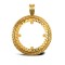 9ct Yellow Gold Half Sovereign Pendant