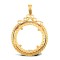 9ct Yellow Gold Half Sovereign Pendant