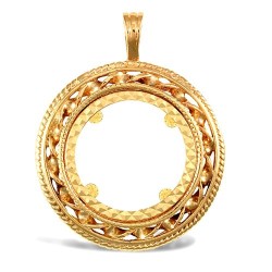 9ct Yellow Gold Full Sovereign Pendant
