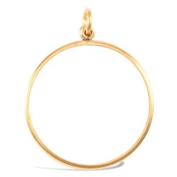 9ct Yellow Gold Full Sovereign Pendant