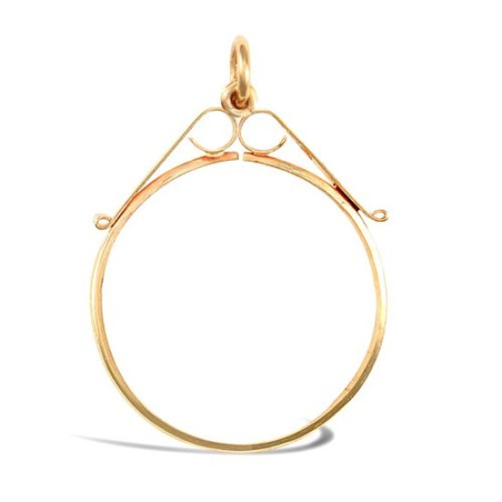 9ct Yellow Gold Half Sovereign Pendant