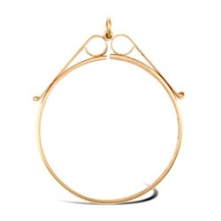 9ct Yellow Gold Full Kruger Sovereign Pendant