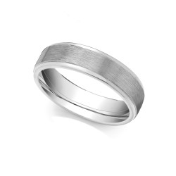 Platinum Fancy 4mm Wedding Band