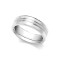 Platinum Fancy 8mm Wedding Band
