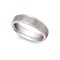 2 Colour 18ct Rose and White Fancy 4mm Wedding Ring
