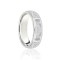 Platinum Court 5mm Celtic Half Engraved Wedding Band