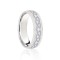 Platinum Flat Court 5mm Celtic Laser Engraved Wedding Band