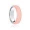 9ct White & Rose Court 8mm Celtic Laser Engraved Wedding Band