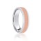 9ct White & Rose Court 5mm Celtic Laser Engraved Wedding Band