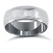 18ct White Gold Standard Weight Court Profile Mill Grain Wedding Ring