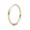 18ct Yellow Gold Standard Weight Court Profile Mirror Finish Wedding Ring