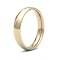 18ct Yellow Gold Standard Weight Court Profile Mirror Finish Wedding Ring