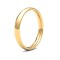 22ct Yellow Gold Standard Weight 3mm Court Profile Mirror Finish Wedding Ring