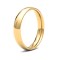 22ct Yellow Gold Standard Weight 4mm Court Profile Mirror Finish Wedding Ring