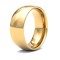 22ct Yellow Gold Standard Weight 8mm Court Profile Mirror Finish Wedding Ring