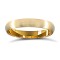 9ct Yellow Gold Standard Weight Court Profile Satin Wedding Ring