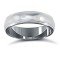 Palladium Standard Weight Court Profile Mill Grain Wedding Ring