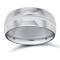 Palladium Standard Weight Court Profile Centre Groove Wedding Ring