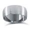 Platinum Standard Weight Court Profile Satin Wedding Ring