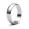 Palladium Standard Weight D-Shape Profile Mirror Finish Wedding Ring