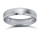 18ct White Gold Standard Weight Flat Court Profile Bevelled Edge Wedding Ring