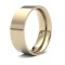 9ct Yellow Gold Standard Weight Flat Court Profile Mirror Finish Wedding Ring