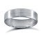 Palladium Standard Weight Flat Court Profile Satin and Bevelled Edge Wedding Ring