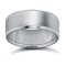 Platinum Standard Weight Flat Court Profile Bevelled Edge Wedding Ring