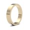 9ct Yellow Gold Standard Weight Flat Profile Mirror Finish Wedding Ring