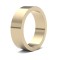 9ct Yellow Gold Standard Weight Flat Profile Mirror Finish Wedding Ring