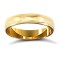 9ct Yellow Gold Premium Weight Court Profile Mill Grain Wedding Ring
