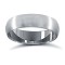 Platinum Premium Weight Court Profile Satin Wedding Ring