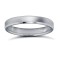 Platinum Premium Weight Flat Court Profile Bevelled Edge Wedding Ring