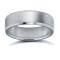 Platinum Premium Weight Flat Court Profile Bevelled Edge Wedding Ring